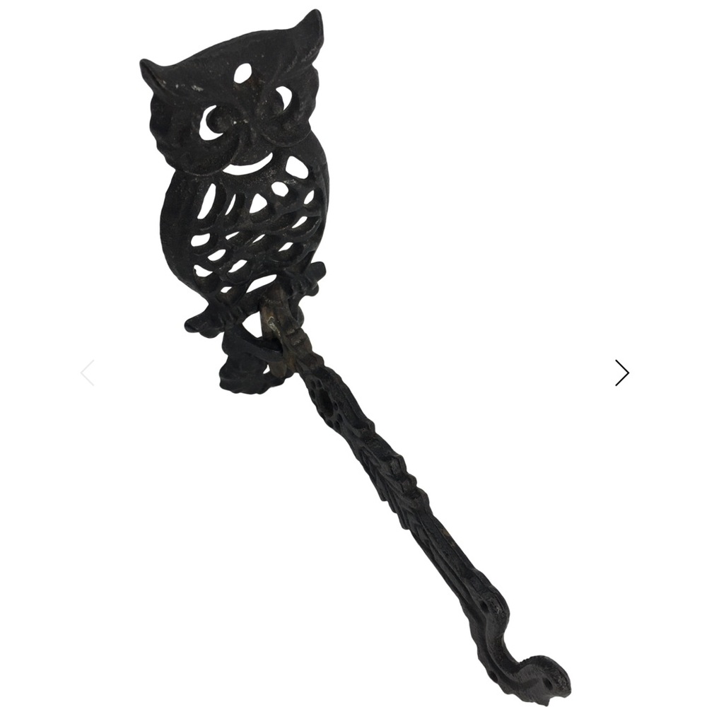 Cast Iron Owl wall art with hook